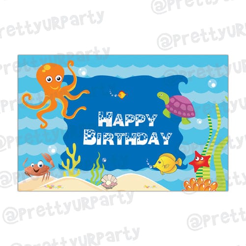 Under the Sea Table Mats THEME PARTIES Pretty UR Party Default Title  