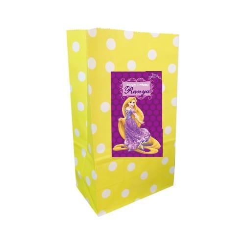 Tangled / Rapunzel Popcorn Bag - Pack of 10 ACCESSORIES Pretty UR Party With Name  