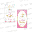 Baptism Pink Theme Thank you Tags ALL PARTY SUPPLIES Pretty UR Party Default Title  