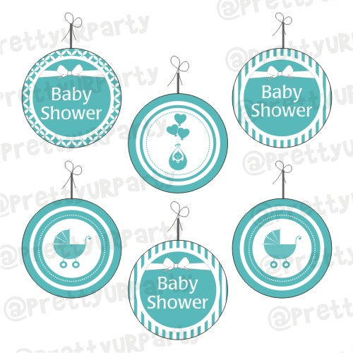 Baby & Co. Baby Shower Danglers BABY SHOWER Pretty UR Party Default Title  