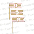 Pink and Gold Ballet Theme Picks THEME PARTIES Pretty UR Party Default Title  