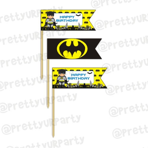 Batman Inspired Picks THEME PARTIES Pretty UR Party   