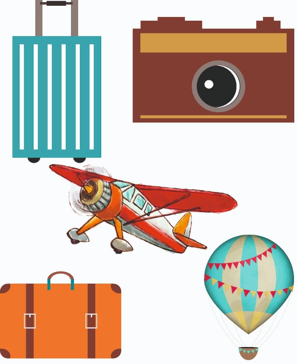 Travel Theme Cutouts THEME PARTIES Pretty UR Party   