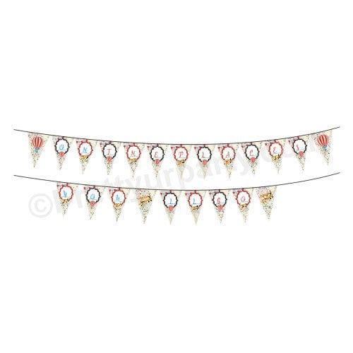 Travel Baby Shower Bunting BABY SHOWER Pretty UR Party Default Title  