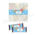 Travel Baby Shower Chocolate Wrappers BABY SHOWER Pretty UR Party Default Title  