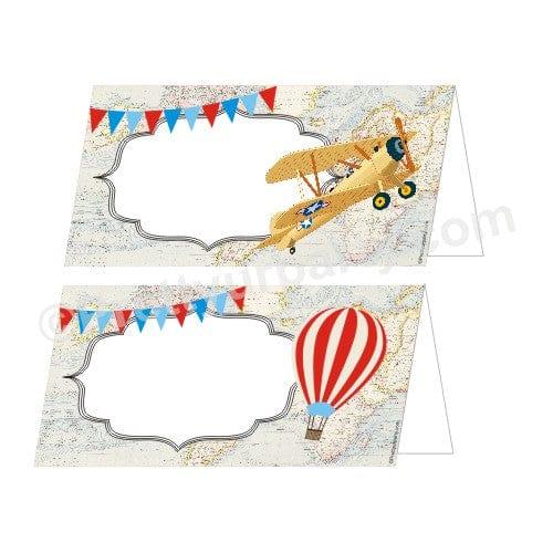Travel Baby Shower Food Labels / Buffet Table Cards BABY SHOWER Pretty UR Party Default Title  