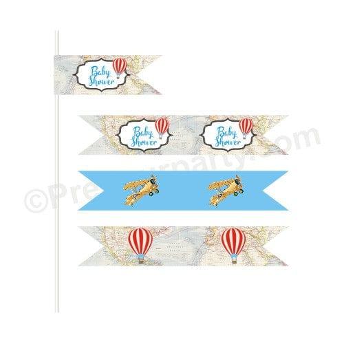 Travel Baby Shower Straws BABY SHOWER Pretty UR Party   