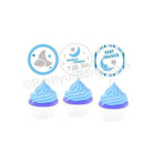 Twinkle Boy Baby Shower Cupcake Toppers BABY SHOWER Pretty UR Party Default Title  