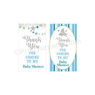 Twinkle Boy Baby Shower Thank you Tags BABY SHOWER Pretty UR Party Default Title  