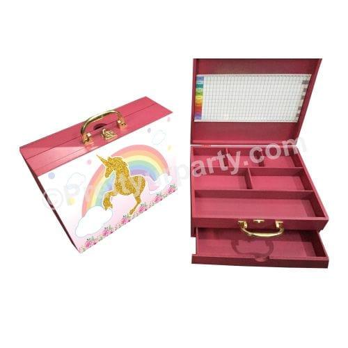 Unicorn Double Drawer Boxes THEME PARTIES Pretty UR Party   