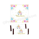Unicorn Baby Shower Chocolate Wrappers BABY SHOWER Pretty UR Party Default Title  