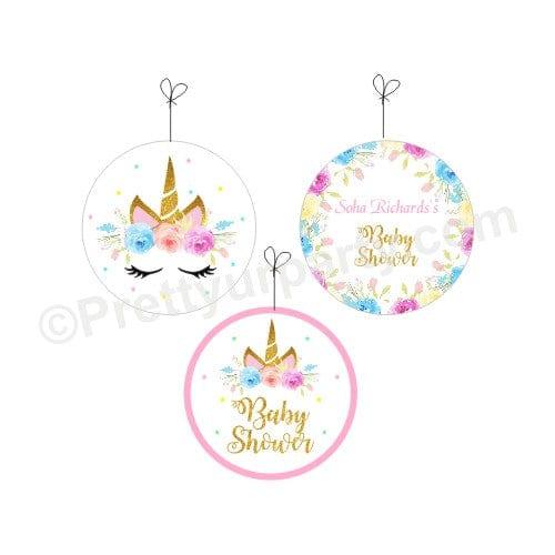 Unicorn Baby Shower Danglers BABY SHOWER Pretty UR Party Default Title  