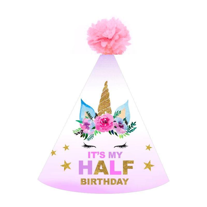 Unicorn Half Birthday Decorations for Girl ALL PARTY SUPPLIES Pretty UR Party   