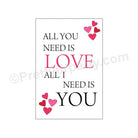 Valentines Day Poster 01 ALL PARTY SUPPLIES Pretty UR Party   