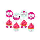 Love Birds Valentines Theme Cupcake / Food Toppers ALL PARTY SUPPLIES Pretty UR Party   