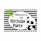 Panda Theme Entrance Banner / Door Sign THEME PARTIES Pretty UR Party Default Title  