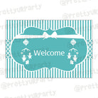 Baby & Co. Entrance Banner / Door Sign BABY SHOWER Pretty UR Party Default Title  