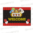 Casino Night Entrance Banner / Door Sign ALL PARTY SUPPLIES Pretty UR Party Default Title  