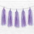 Violet Tassel Garland Kit - Set of 5 DECORATIONS Pretty UR Party   
