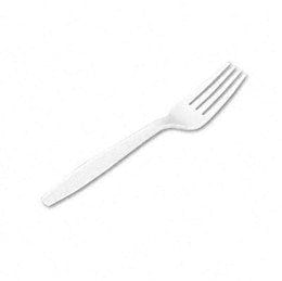 White Plastic Forks - Pack of 20 THEME PARTIES Pretty UR Party   