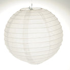 White Round Paper Lamps 12" ALL PARTY SUPPLIES Pretty UR Party   