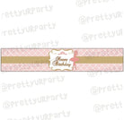 Pink and Gold Ballet Wrist Bands - Pack of 10 THEME PARTIES Pretty UR Party Default Title  