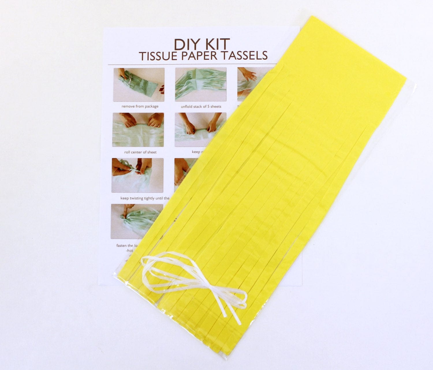 Yellow Tassel Garland Kit - Set of 5 THEME PARTIES Pretty UR Party   